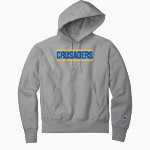 CANTERBURY SCHOOL OF FLORIDA CRUSADERS <span class="pdp-name-mascot">CANTERBURY OF FLORIDA CRUSADERS</span> Champion Men's Reverse Weave Garment-Dyed Hooded Sweatshirt Front Thumbnail