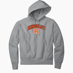 KINGSLEY HIGH SCHOOL STAGS <span class="pdp-name-mascot">KINGSLEY AREA STAGS</span> Champion Men's Reverse Weave Garment-Dyed Hooded Sweatshirt Front Thumbnail
