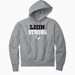 Johnson County Lions <span class="pdp-name-mascot">JOHNSON COUNTY SPORTS ASSOCIATION Lions</span> Champion Men's Reverse Weave Garment-Dyed Hooded Sweatshirt Front Thumbnail