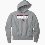 BELLOWS FREE ACADEMY BULLETS <span class="pdp-name-mascot">BELLOWS FREE ACADEMY BULLETS</span> Champion Men's Reverse Weave Garment-Dyed Hooded Sweatshirt Front Thumbnail
