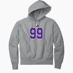 RED WING HIGH SCHOOL WINGERS <span class="pdp-name-mascot">RED WING WINGERS</span> Champion Men's Reverse Weave Garment-Dyed Hooded Sweatshirt Front Thumbnail