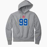 Olathe District Schools School District <span class="pdp-name-mascot">Olathe District S School District</span> Champion Men's Reverse Weave Garment-Dyed Hooded Sweatshirt Front Thumbnail
