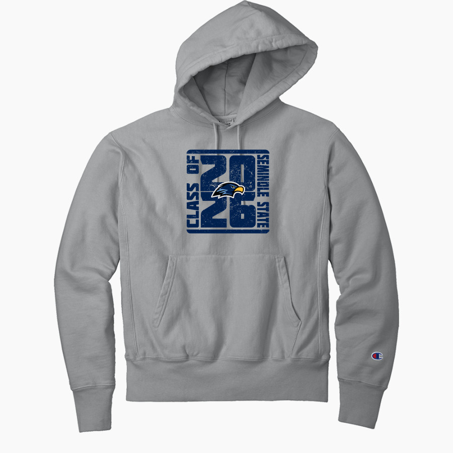 Seminole State College Raiders <span class="pdp-name-mascot">Seminole State Raiders</span> Champion Men's Reverse Weave Garment-Dyed Hooded Sweatshirt