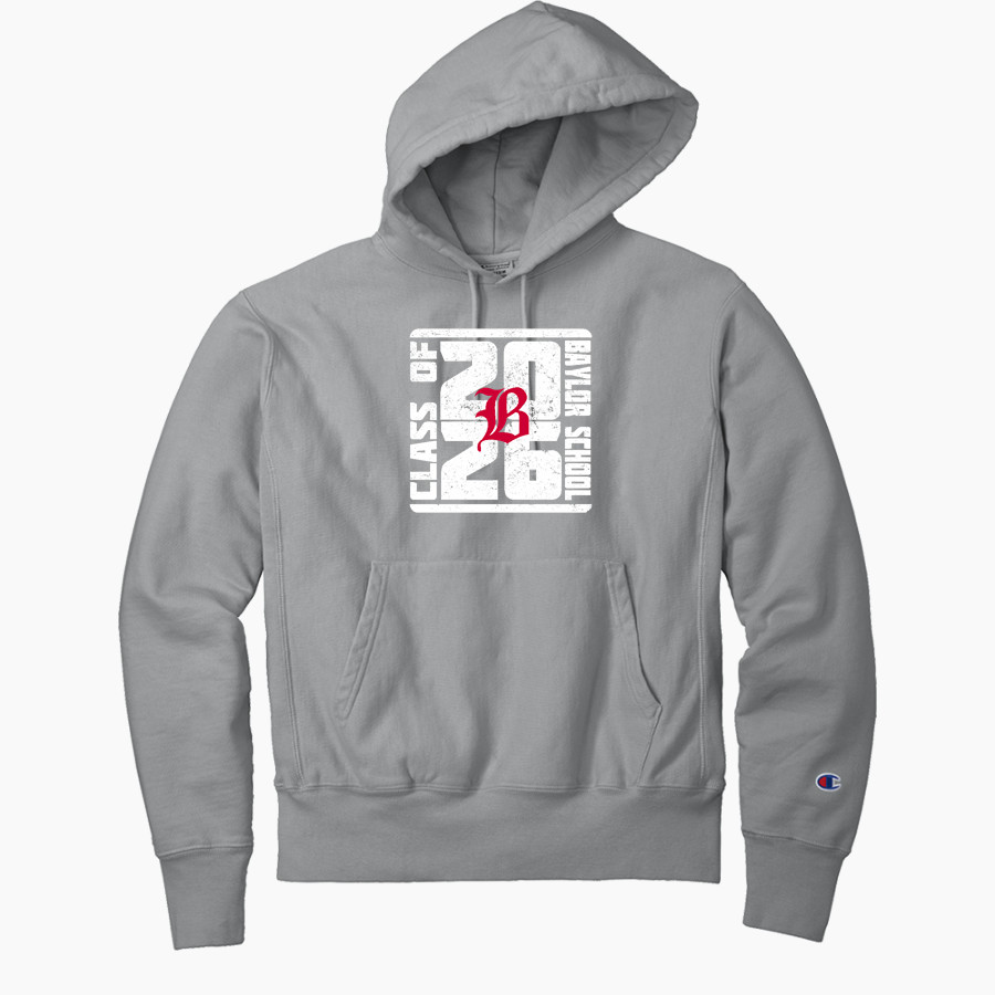 Baylor School Red Raiders <span class="pdp-name-mascot">Baylor School Red Raiders</span> Champion Men's Reverse Weave Garment-Dyed Hooded Sweatshirt