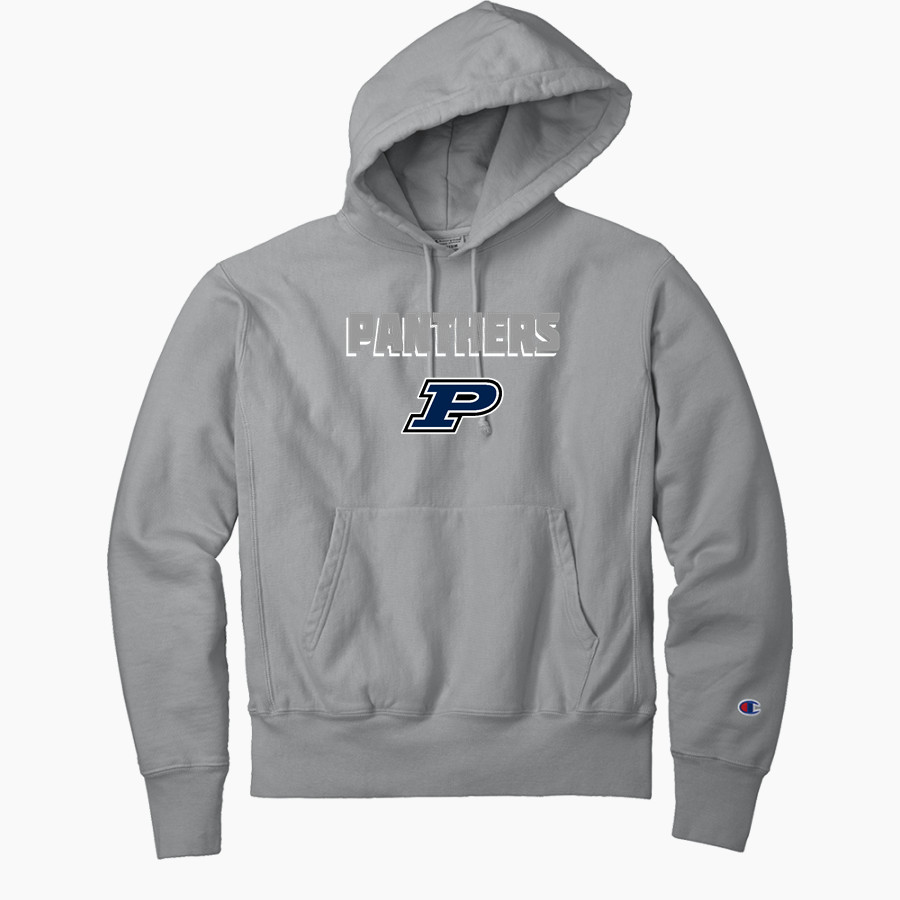 PASQUOTANK COUNTY HIGH SCHOOL PANTHERS <span class="pdp-name-mascot">PASQUOTANK COUNTY PANTHERS</span> Champion Men's Reverse Weave Garment-Dyed Hooded Sweatshirt