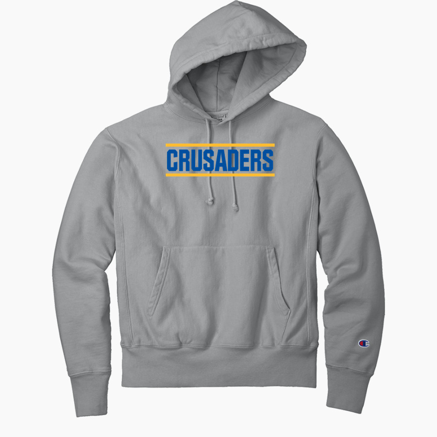CANTERBURY SCHOOL OF FLORIDA CRUSADERS <span class="pdp-name-mascot">CANTERBURY OF FLORIDA CRUSADERS</span> Champion Men's Reverse Weave Garment-Dyed Hooded Sweatshirt