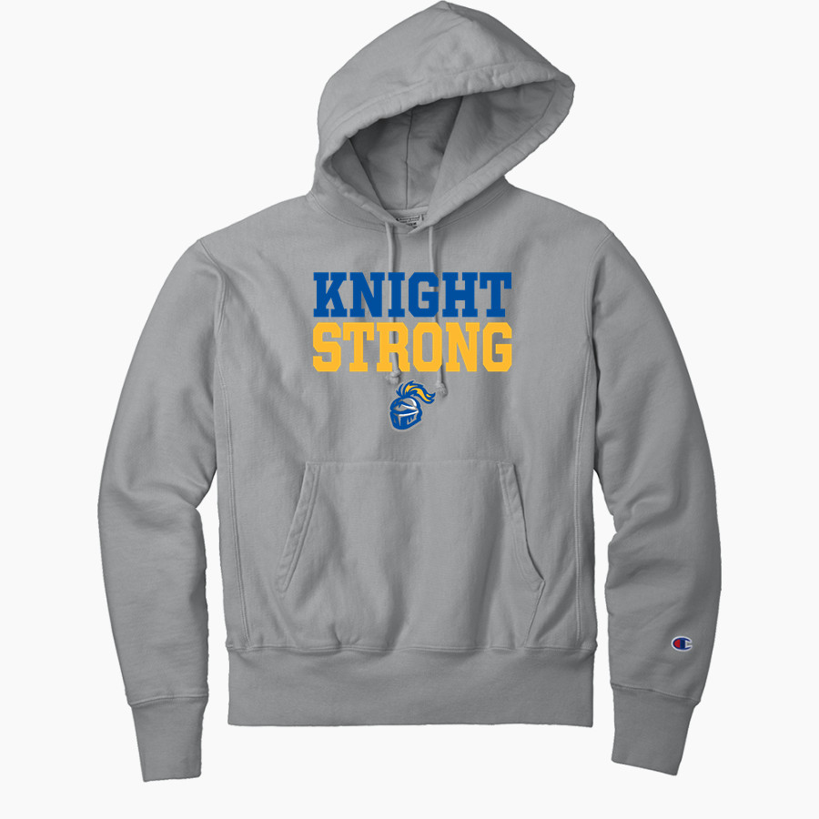 Devonshire Knights <span class="pdp-name-mascot">Devonshire Knights</span> Champion Men's Reverse Weave Garment-Dyed Hooded Sweatshirt