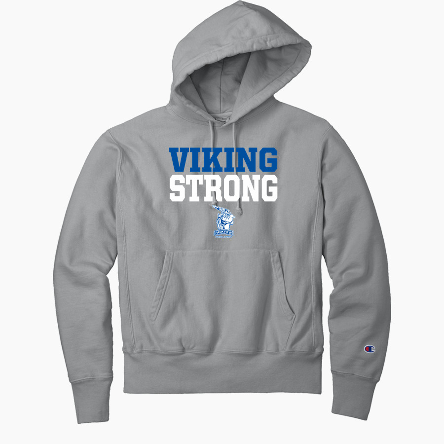 PARKVIEW HIGH SCHOOL VIKINGS <span class="pdp-name-mascot">PARKVIEW VIKINGS</span> Champion Men's Reverse Weave Garment-Dyed Hooded Sweatshirt