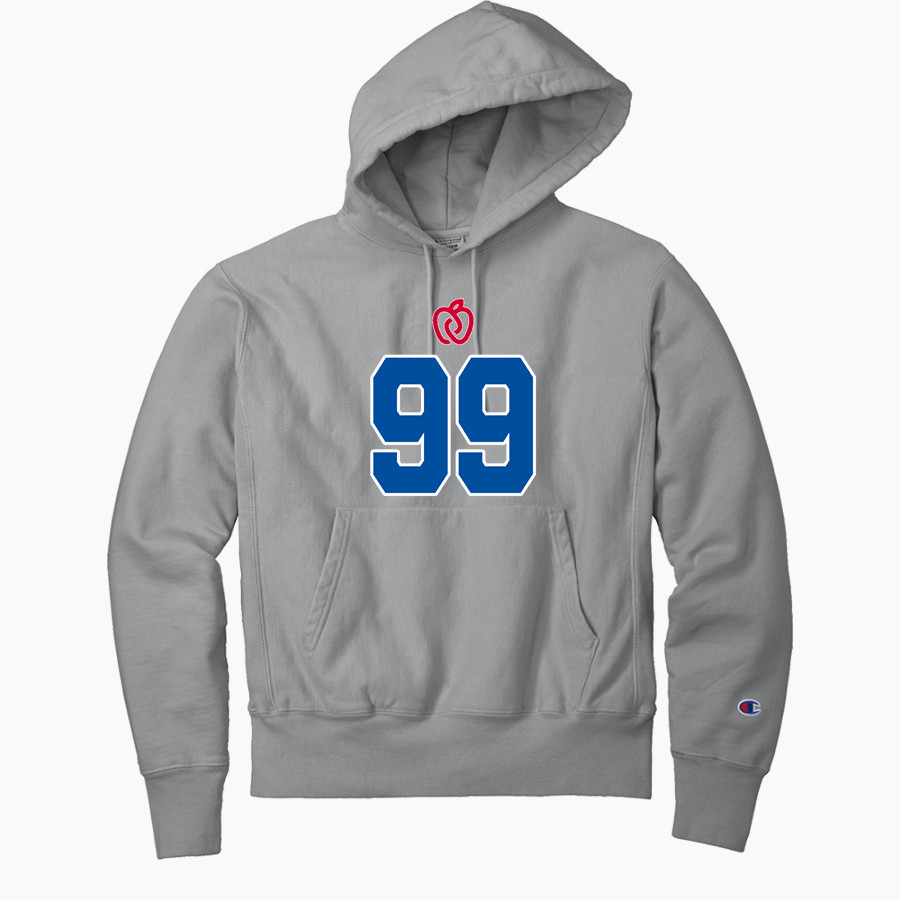 Olathe District Schools School District <span class="pdp-name-mascot">Olathe District S School District</span> Champion Men's Reverse Weave Garment-Dyed Hooded Sweatshirt