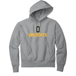 Oxford Wildcats <span class="pdp-name-mascot">Oxford Wildcats</span> Champion Men's Reverse Weave Garment-Dyed Hooded Sweatshirt Front Thumbnail