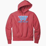 West Valley Rams Online Store <span class="pdp-name-mascot">West Valley Rams</span> Champion Men's Reverse Weave Garment-Dyed Hooded Sweatshirt Front Thumbnail