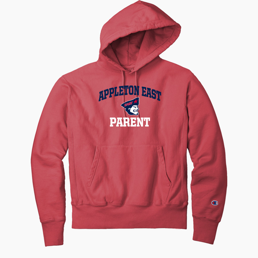 APPLETON EAST PATRIOTS <span class="pdp-name-mascot">EAST PATRIOTS</span> Champion Men's Reverse Weave Garment-Dyed Hooded Sweatshirt