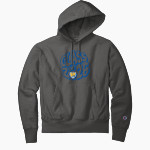 Fort Valley Wildcats <span class="pdp-name-mascot">Fort Valley Wildcats</span> Champion Men's Reverse Weave Garment-Dyed Hooded Sweatshirt Front Thumbnail
