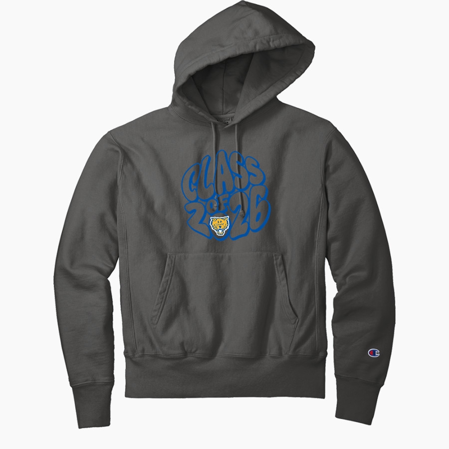 Fort Valley Wildcats <span class="pdp-name-mascot">Fort Valley Wildcats</span> Champion Men's Reverse Weave Garment-Dyed Hooded Sweatshirt