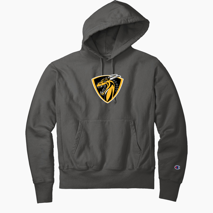 BISHOP O'DOWD HIGH SCHOOL DRAGONS <span class="pdp-name-mascot">BISHOP O‘DOWD DRAGONS</span> Champion Men's Reverse Weave Garment-Dyed Hooded Sweatshirt