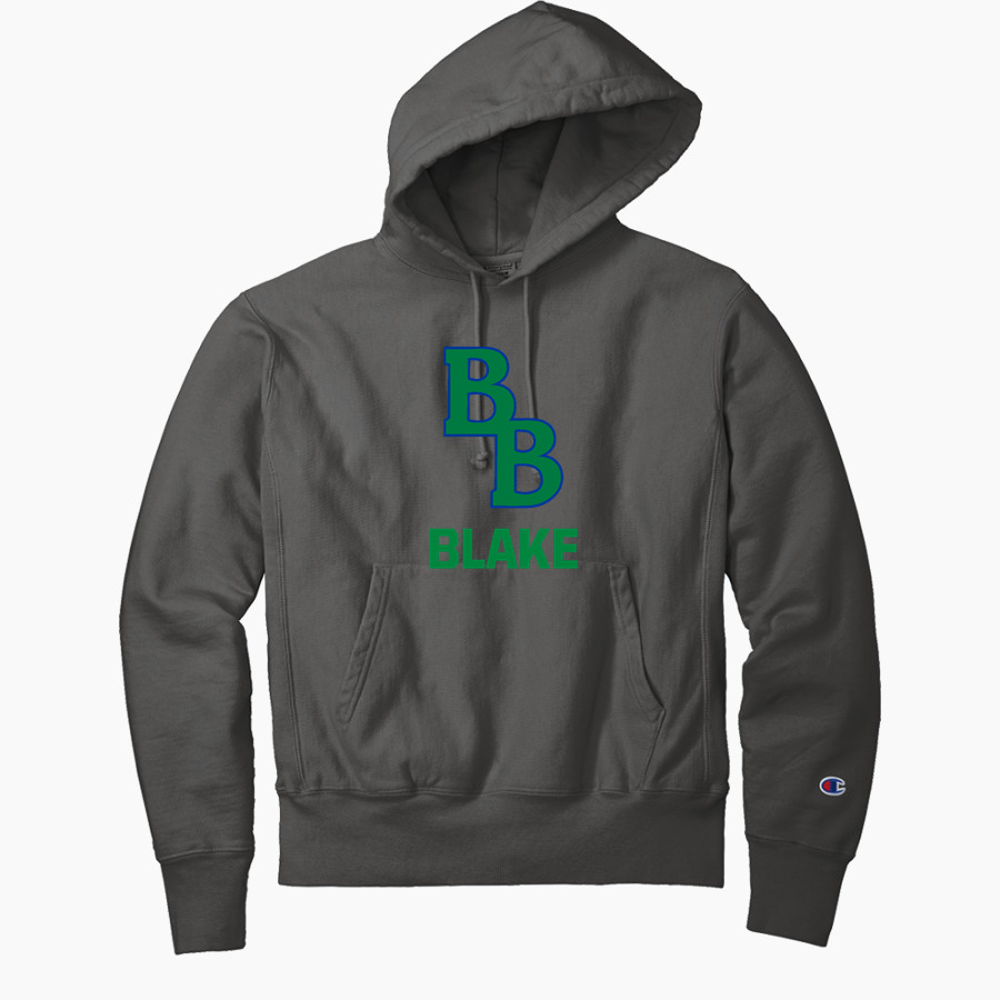 The Blake School BEARS ONLINE STORE <span class="pdp-name-mascot">Blake Bears</span> Champion Men's Reverse Weave Garment-Dyed Hooded Sweatshirt