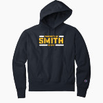 Smith Bears <span class="pdp-name-mascot">SMITH COLLEGE BEARS</span> Champion Men's Reverse Weave Garment-Dyed Hooded Sweatshirt Front Thumbnail