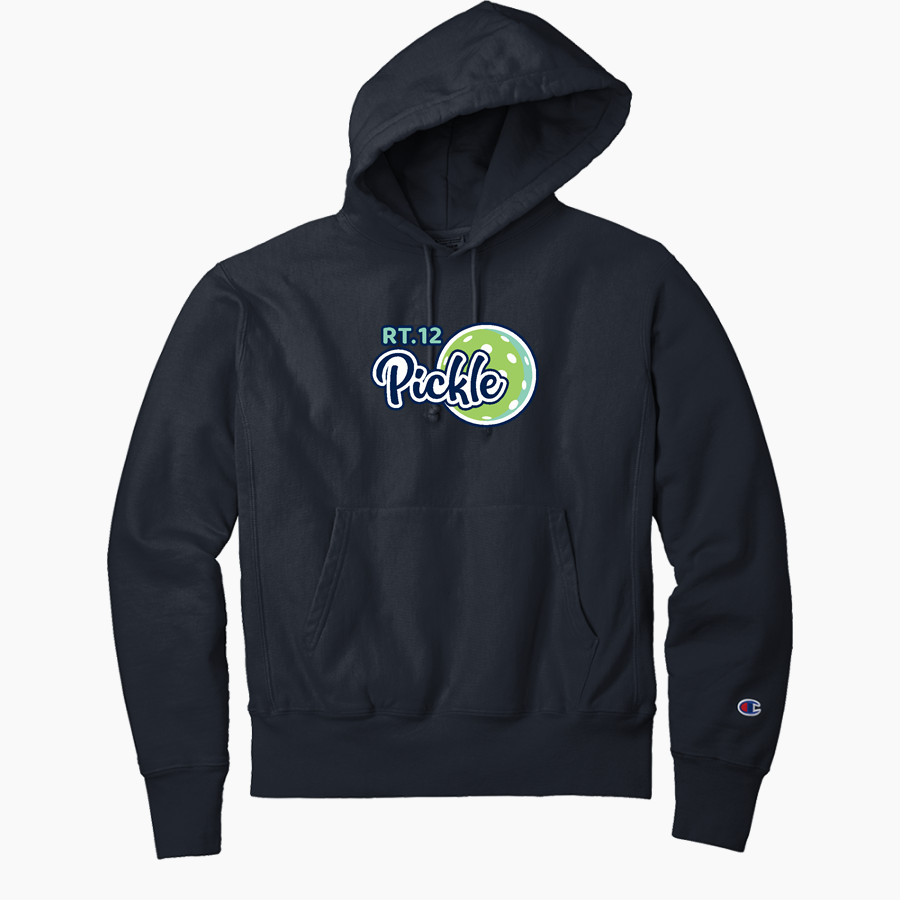 Rt. 12 Pickle Rt. 12 Pickle <span class="pdp-name-mascot">Rt. 12 Pickle</span> Champion Men's Reverse Weave Garment-Dyed Hooded Sweatshirt