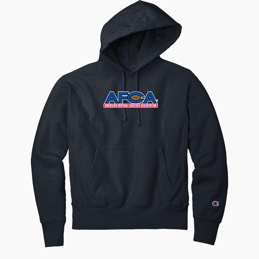 AFCA <span class="pdp-name-mascot">Afca Texas</span> Champion Men's Reverse Weave Garment-Dyed Hooded Sweatshirt