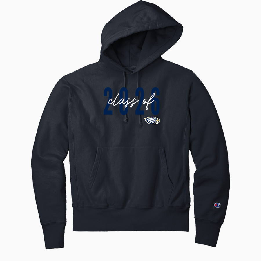 BETHPAGE HIGH SCHOOL GOLDEN EAGLES <span class="pdp-name-mascot">BETHPAGE GOLDEN EAGLES</span> Champion Men's Reverse Weave Garment-Dyed Hooded Sweatshirt