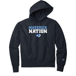 MEADOWDALE HIGH SCHOOL MAVERICKS <span class="pdp-name-mascot">MEADOWDALE MAVERICKS</span> Champion Men's Reverse Weave Garment-Dyed Hooded Sweatshirt Front Thumbnail