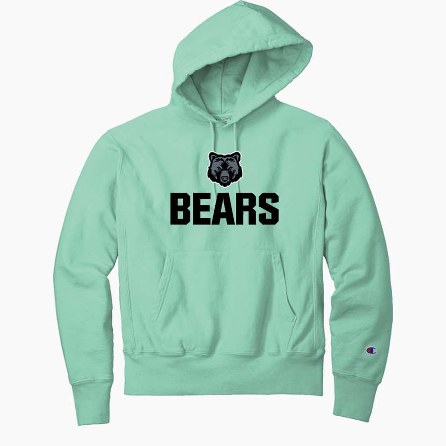 BAYSIDE HIGH SCHOOL BEARS <span class="pdp-name-mascot">BAYSIDE BEARS</span> Champion Men's Reverse Weave Garment-Dyed Hooded Sweatshirt