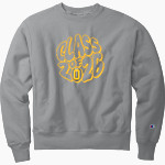 Oxford Wildcats <span class="pdp-name-mascot">Oxford Wildcats</span> Champion Men's Reverse Weave Garment-Dyed Crewneck Sweatshirt Front Thumbnail