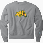 BURR AND BURTON ACADEMY The Official Online Store <span class="pdp-name-mascot">BURR AND BURTON ACADEMY BULLDOGS</span> Champion Men's Reverse Weave Garment-Dyed Crewneck Sweatshirt Front Thumbnail