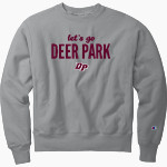 Deer Park Falcons <span class="pdp-name-mascot">Deer Park Falcons</span> Champion Men's Reverse Weave Garment-Dyed Crewneck Sweatshirt Front Thumbnail