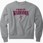 Trinity Warriors <span class="pdp-name-mascot">Trinity Christian Warriors</span> Champion Men's Reverse Weave Garment-Dyed Crewneck Sweatshirt Front Thumbnail