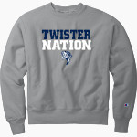 OLDENBURG ACADEMY TWISTERS <span class="pdp-name-mascot">OLDENBURG ACADEMY TWISTERS</span> Champion Men's Reverse Weave Garment-Dyed Crewneck Sweatshirt Front Thumbnail