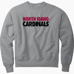North Idaho Cardinals <span class="pdp-name-mascot">North Idaho College Cardinals</span> Champion Men's Reverse Weave Garment-Dyed Crewneck Sweatshirt Front Thumbnail