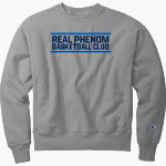Real Phenom Basketball <span class="pdp-name-mascot">Real Phenom Basketball Club</span> Champion Men's Reverse Weave Garment-Dyed Crewneck Sweatshirt Front Thumbnail