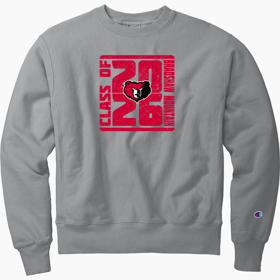 BRADSHAW MOUNTAIN HIGH SCHOOL BEARS <span class="pdp-name-mascot">BRADSHAW MOUNTAIN BEARS</span> Champion Men's Reverse Weave Garment-Dyed Crewneck Sweatshirt