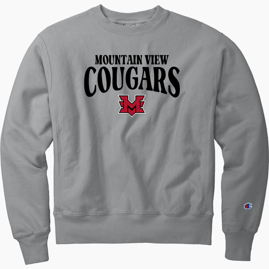 Mountain View Cougars <span class="pdp-name-mascot">Mountain View Cougars</span> Champion Men's Reverse Weave Garment-Dyed Crewneck Sweatshirt