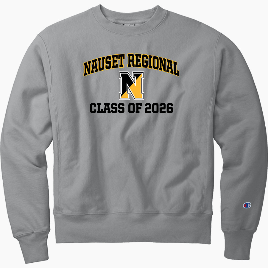 NAUSET REGIONAL HIGH SCHOOL WARRIORS <span class="pdp-name-mascot">NAUSET REGIONAL WARRIORS</span> Champion Men's Reverse Weave Garment-Dyed Crewneck Sweatshirt