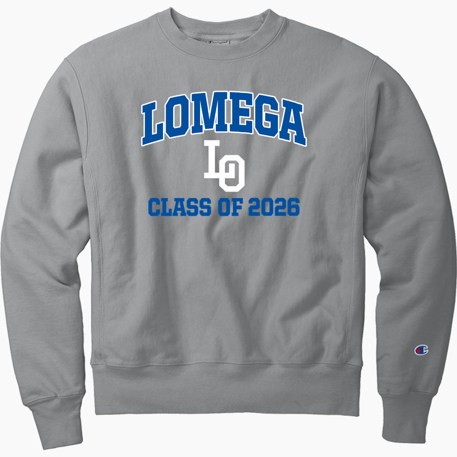 Lomega Raiders <span class="pdp-name-mascot">Lomega Raiders</span> Champion Men's Reverse Weave Garment-Dyed Crewneck Sweatshirt