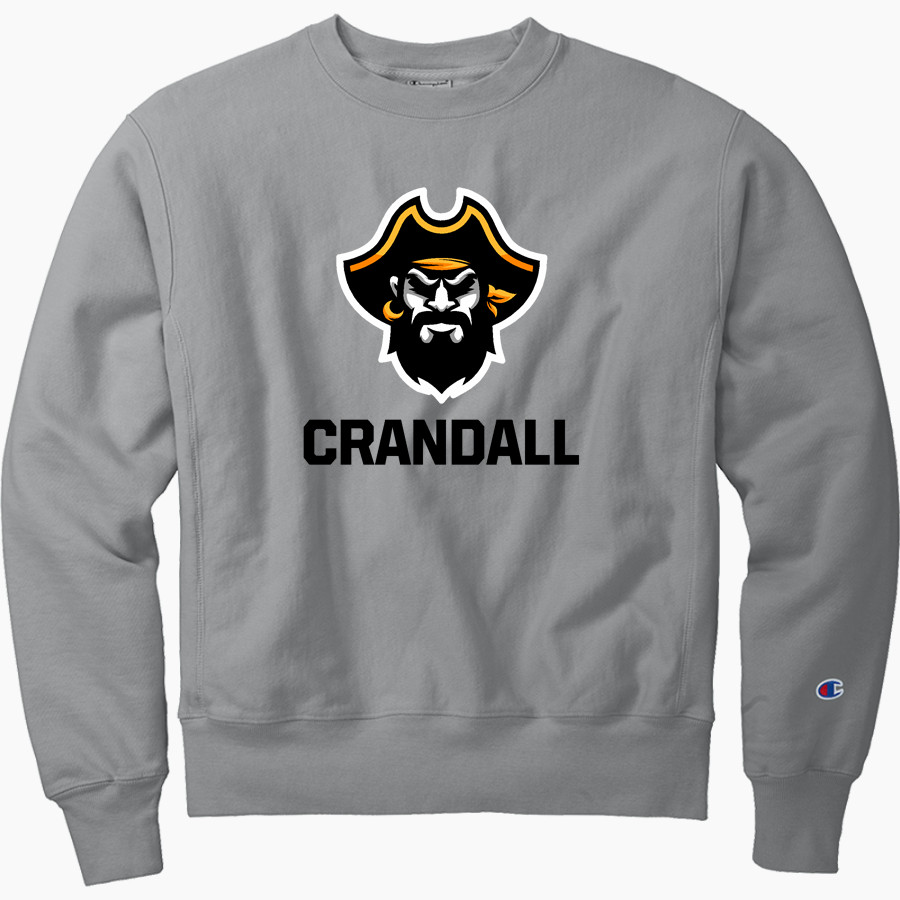 CRANDALL HIGH SCHOOL PIRATES <span class="pdp-name-mascot">CRANDALL PIRATES</span> Champion Men's Reverse Weave Garment-Dyed Crewneck Sweatshirt