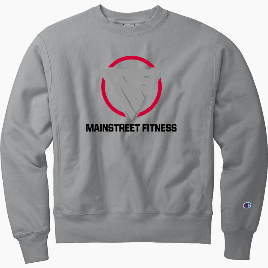 MainStreet Fitness MainStreet Fitness <span class="pdp-name-mascot">MainStreet Fitness</span> Champion Men's Reverse Weave Garment-Dyed Crewneck Sweatshirt