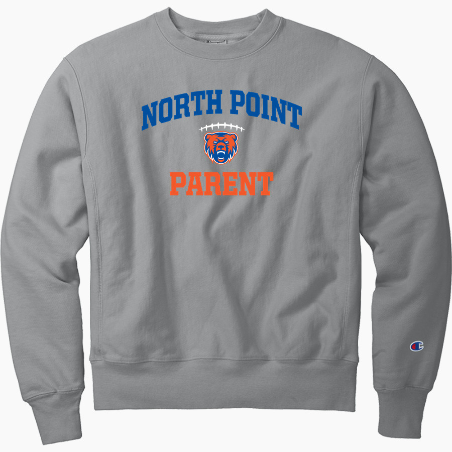 North Point Grizzlies <span class="pdp-name-mascot">North Point Grizzlies</span> Champion Men's Reverse Weave Garment-Dyed Crewneck Sweatshirt