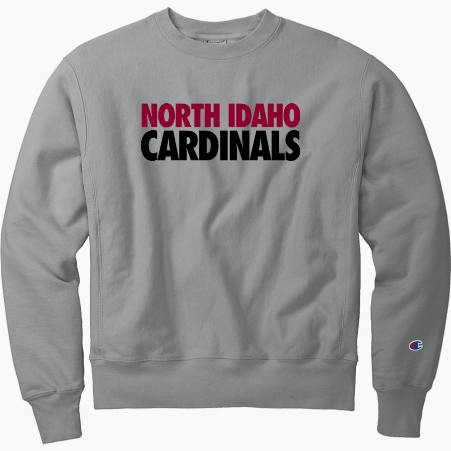 North Idaho Cardinals <span class="pdp-name-mascot">North Idaho College Cardinals</span> Champion Men's Reverse Weave Garment-Dyed Crewneck Sweatshirt