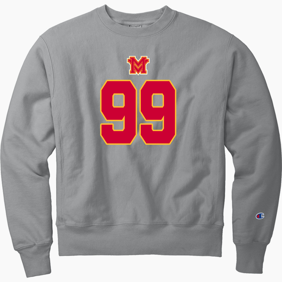 MONTE VISTA HIGH SCHOOL MONARCHS <span class="pdp-name-mascot">MONTE VISTA MONARCHS</span> Champion Men's Reverse Weave Garment-Dyed Crewneck Sweatshirt
