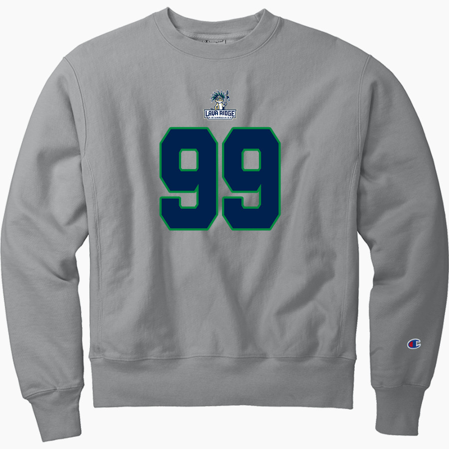Lava Ridge Gilas <span class="pdp-name-mascot">Lava Ridge Intermediate Gilas</span> Champion Men's Reverse Weave Garment-Dyed Crewneck Sweatshirt