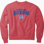 Cleveland Blue Raiders <span class="pdp-name-mascot">Cleveland Blue Raiders</span> Champion Men's Reverse Weave Garment-Dyed Crewneck Sweatshirt Front Thumbnail
