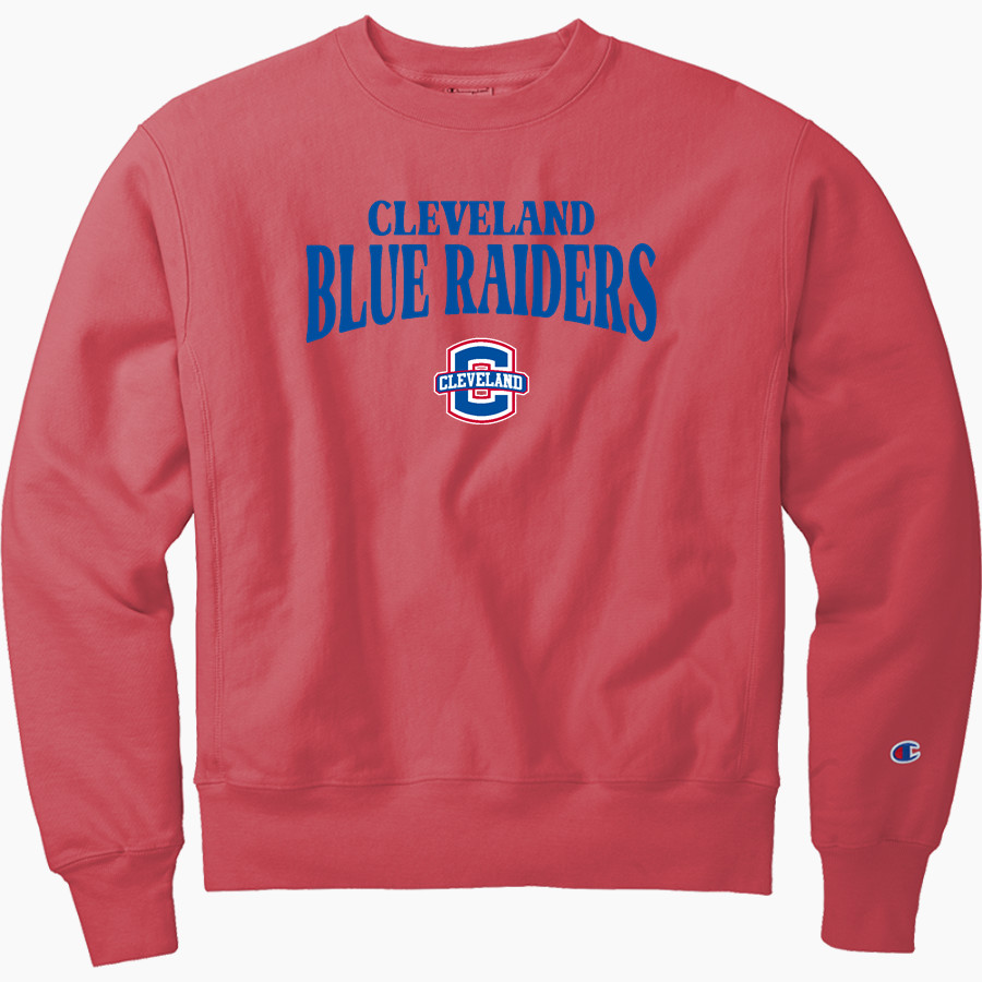 Cleveland Blue Raiders <span class="pdp-name-mascot">Cleveland Blue Raiders</span> Champion Men's Reverse Weave Garment-Dyed Crewneck Sweatshirt