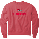 Fishers Chargers <span class="pdp-name-mascot">Fishers Chargers</span> Champion Men's Reverse Weave Garment-Dyed Crewneck Sweatshirt Front Thumbnail