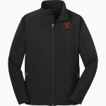 CHARLOTTE HIGH SCHOOL TROJANS Port Authority Men's Core Soft Shell Jacket Front Thumbnail