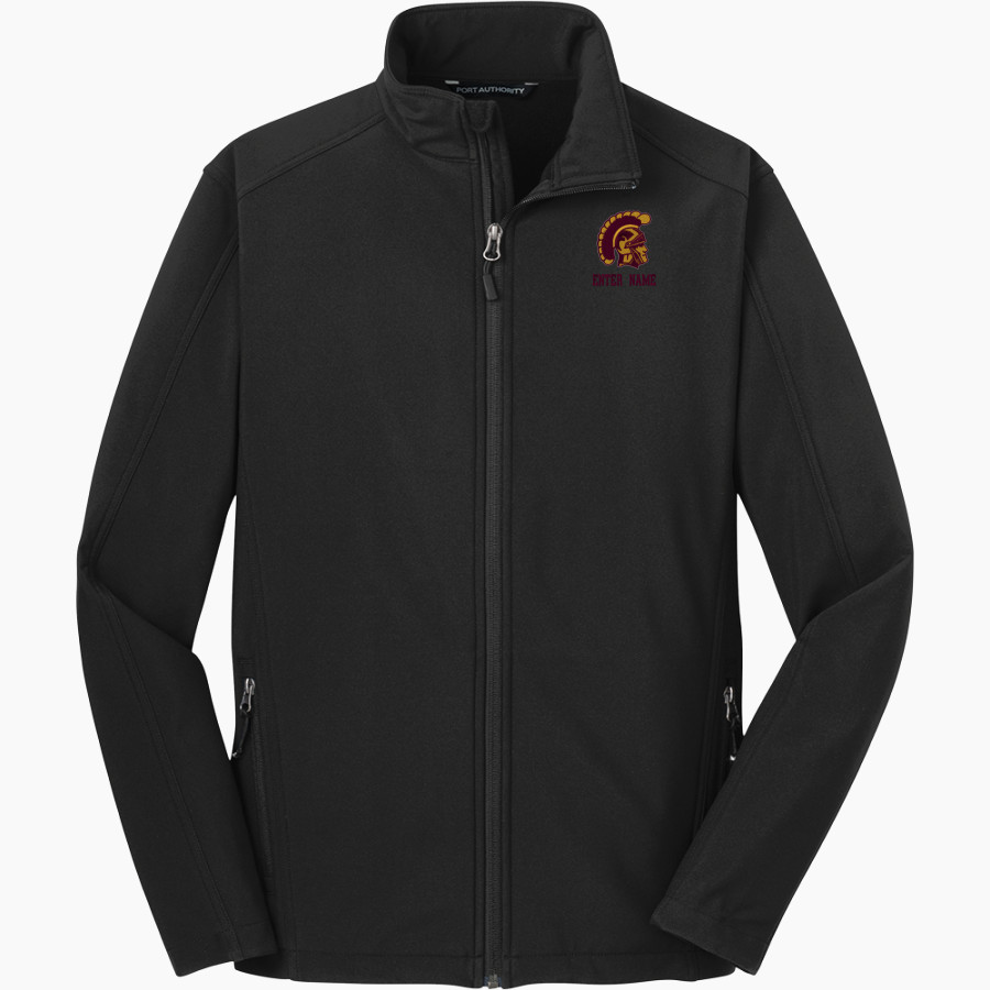CHARLOTTE HIGH SCHOOL TROJANS Port Authority Men's Core Soft Shell Jacket
