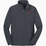 TULARE UNION HIGH SCHOOL REDSKINS <span class="pdp-name-mascot">TULARE TRIBE</span> Port Authority Men's Core Soft Shell Jacket Front Thumbnail
