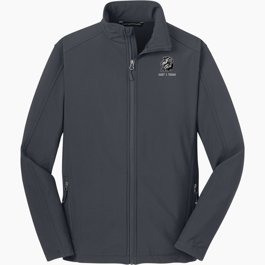 HARRY S TRUMAN HIGH SCHOOL MUSTANGS <span class="pdp-name-mascot">HARRY S TRUMAN MUSTANGS</span> Port Authority Men's Core Soft Shell Jacket